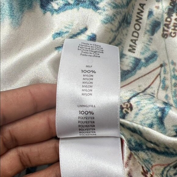 Mother The High Flyer Zip front puffer jacket in bold tricks retro 70s hippie Sm - Picture 12 of 16